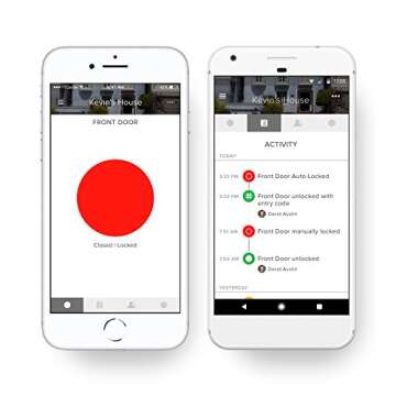 August Home Smart Lock Pro + Connect Hub - Wi-Fi Smart Lock for Keyless Entry - Works with Alexa, Google Assistant, and more – Silver