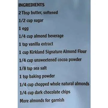 Kirkland Signature Almond Flour Blanched California Superfine, 3 Pound (Pack of 1)