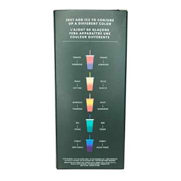 STARBUCKS 5 x 680ml Reusable Summer Colour Changing Cups