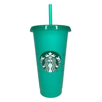 STARBUCKS 5 x 680ml Reusable Summer Colour Changing Cups