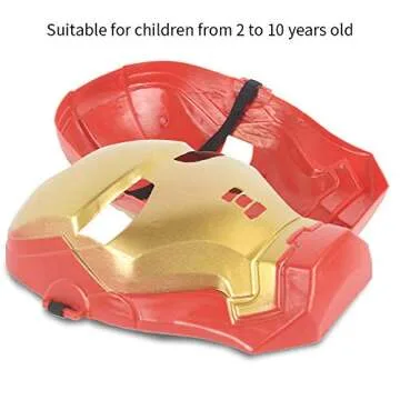 Avazera Superhero mask for Kids，Superhero Costumes Children's Birthday Parties, Superhero Toys Gifts for Halloween Cosplay Parties (super steel mask)