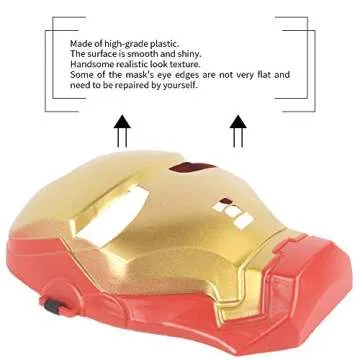 Avazera Superhero mask for Kids，Superhero Costumes Children's Birthday Parties, Superhero Toys Gifts for Halloween Cosplay Parties (super steel mask)