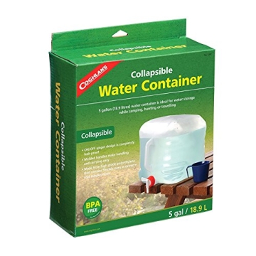 Coghlan's 5-Gallon Collapsible Water Carrier for Outdoor Use