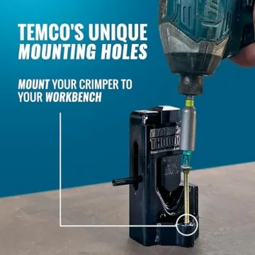 TEMCo Hammer Lug Crimper Tool - Reliable Heavy-Duty Crimping