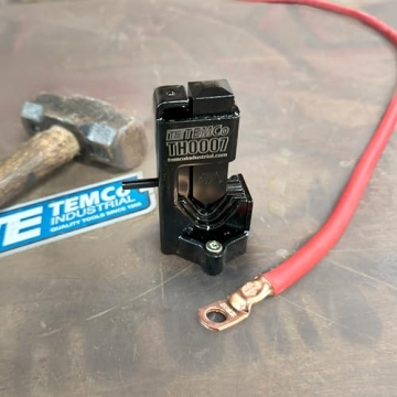 TEMCo Hammer Lug Crimper Tool - Reliable Heavy-Duty Crimping