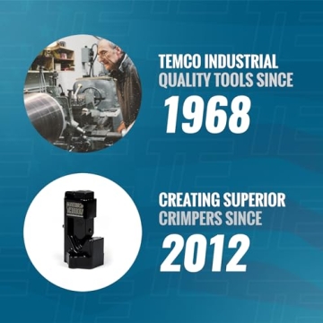 TEMCo Hammer Lug Crimper Tool - Reliable Heavy-Duty Crimping