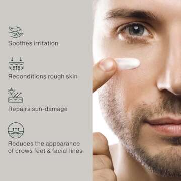 eb5 Men’s All-in-one Anti-Aging Face Cream | Formulated with Retinol, Vitamins E, B5, and A to Moisturize, Reduce Lines and Soothe Razor Burn - 4 Fl Oz