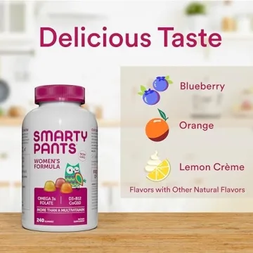 Optimized SmartyPants Women’s Gummies with Executive Nutrients + Omega 3