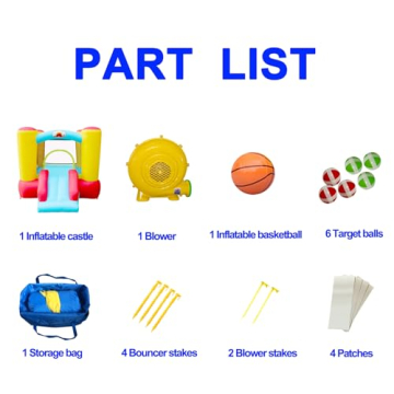 WELLFUNTIME Bounce House for Kids - Fun & Safe Jumping Castle