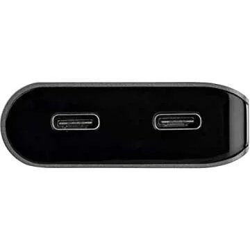 StarTech.com USB C Multiport Adapter - USB-C to HDMI or Mini DisplayPort 4K 60Hz, 100W Power Delivery Pass-Through, 4-Port 10Gbps USB Hub - USB Type-C Mini Dock - w/ 12" Attached Cable (DKT31CMDPHPD)