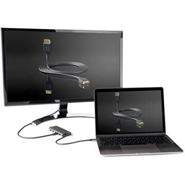 StarTech.com USB C Multiport Adapter - USB-C to HDMI or Mini DisplayPort 4K 60Hz, 100W Power Delivery Pass-Through, 4-Port 10Gbps USB Hub - USB Type-C Mini Dock - w/ 12" Attached Cable (DKT31CMDPHPD)