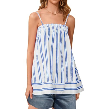 Stylish MISSACTIVER Sleeveless Striped Tank Top for Summer