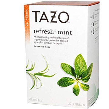Tazo Herbal Tea Refresh Mint - 20 Bags - Pack of 2