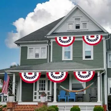 4th of July Decorations: USA Banner, Outdoor Bunting