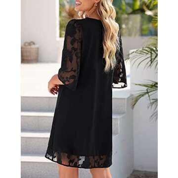LookbookStore Elegant Summer Flowy Dress for Women - Perfect Cocktail & Wedding Guest Attire