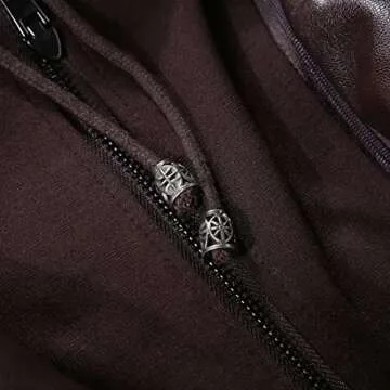 Tanming Women's Faux Leather Jacket with Removable Hood