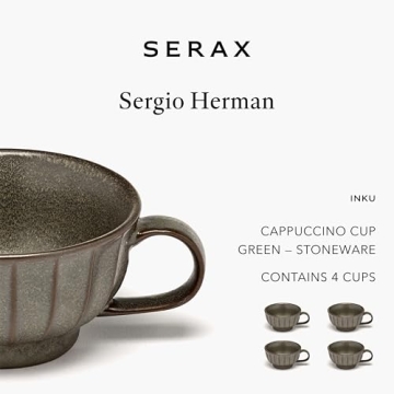 Serax Cappuccino Cups | Sergio Herman | Stylish Mug Set