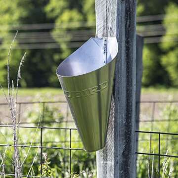 Yardbird Medium Restraining Cone, 3 Inch, Stainless Steel, Easy to Clean, 28276