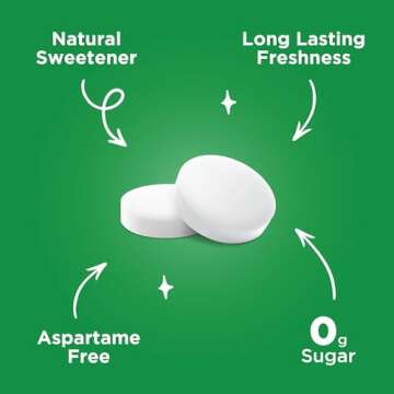 PUR Mints | Aspartame Free Mints | Made with Xylitol | Sugar Free, Vegan, Gluten Free & Keto Friendly | Natural Spearmint Flavored Mints, 30 Pieces (Pack of 2)