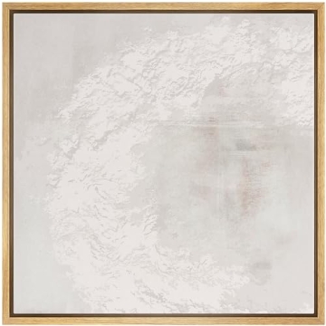 SIGNWIN Framed Canvas Print Wall Art Industrial Grunge Paint Stroke Collage Abstract Shapes Illustra...