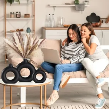 Elegant White Ceramic Vases for Home Décor