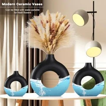 Elegant White Ceramic Vases for Home Décor