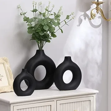 Elegant White Ceramic Vases for Home Décor