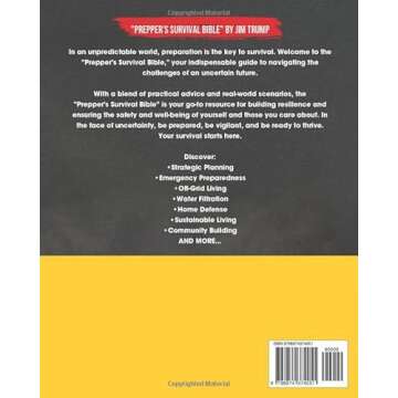 The Prepper's Survival Bible: Essential Skills for Off-Grid Living