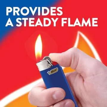 BIC Classic Lighters, Pocket Lighter Style, Fashion Assorted Colors, 50 Count Tray Disposable Lighters