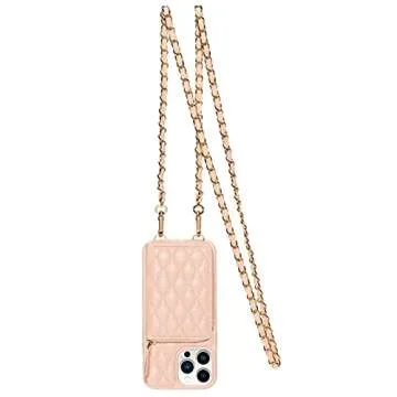 Stylish LAMEEKU iPhone 13 Pro Max Wallet Case