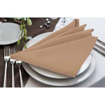 Elegant 24 Pack Cloth Napkins for Every Occasion