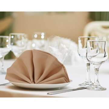 Elegant 24 Pack Cloth Napkins for Every Occasion
