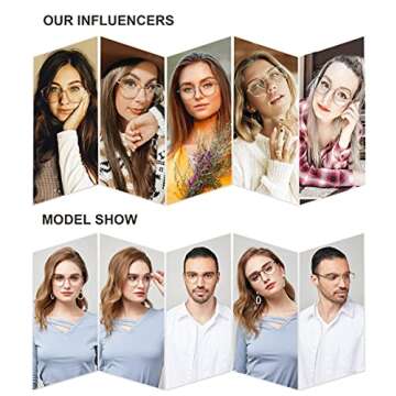 Stylish SOJOS Blue Light Blocking Glasses for All