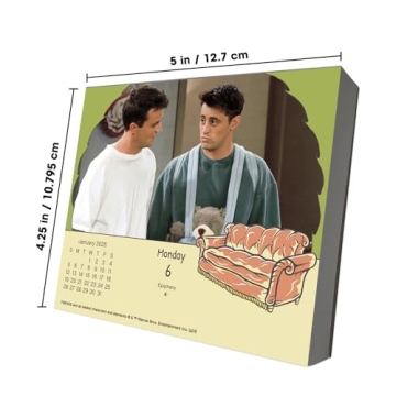 2025 Friends Day-at-a-Time Box Calendar for Fans