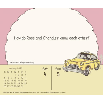 2025 Friends Day-at-a-Time Box Calendar for Fans