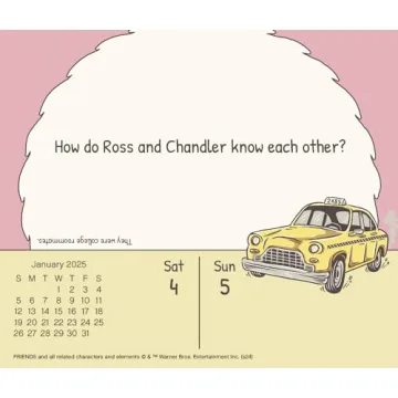 2025 Friends Day-at-a-Time Box Calendar for Fans