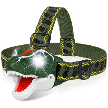 DX DA XIN Dinosaur Headlamp Bright LED for Kids