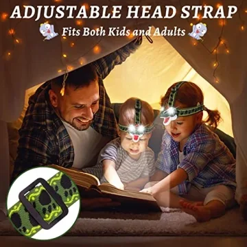 DX DA XIN Dinosaur Headlamp Bright LED for Kids