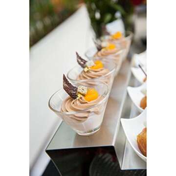 D&V Tasterz Stemless Martini Glasses Set of 6 - Elegant and Dishwasher Safe