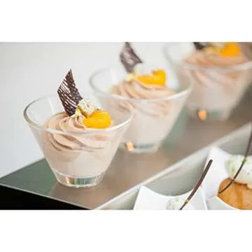 D&V Tasterz Stemless Martini Glasses Set of 6 - Elegant and Dishwasher Safe