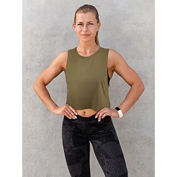 SATINIOR Women's Crop Tank Tops - Comfortable & Stylish