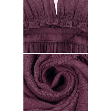 R.Vivimos Women's Sexy Patchwork Mini Dress Summer Halter