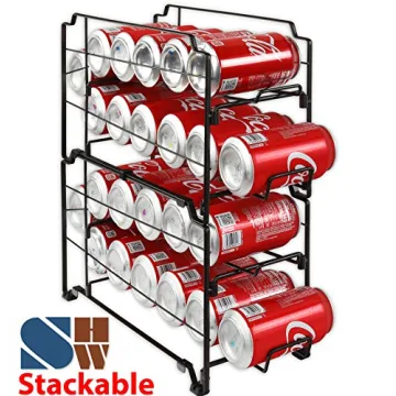 Stackable Beverage Can Dispenser Rack - 2 Pack