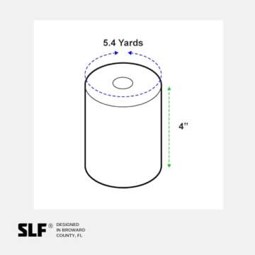 SLEEFS Turf Tape (White) - Perfect Football Arm Tape / Extra Wide Athletic Tape - Flexible, Waterproof, Ultra Sticky Kinesio / Kinetic / Kenesiology Tape