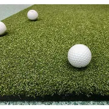Duffer 5x5 Golf Practice Mat Indoor Outdoor Heavy Duty Use Nylon Turf Commercial Pad Mat for Chipping and Driving at Home is Our Standard Driving Range Mat Quality 5x5 Hit All Your Clubs