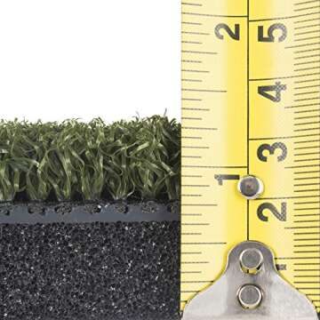 Duffer 5x5 Golf Practice Mat Indoor Outdoor Heavy Duty Use Nylon Turf Commercial Pad Mat for Chipping and Driving at Home is Our Standard Driving Range Mat Quality 5x5 Hit All Your Clubs