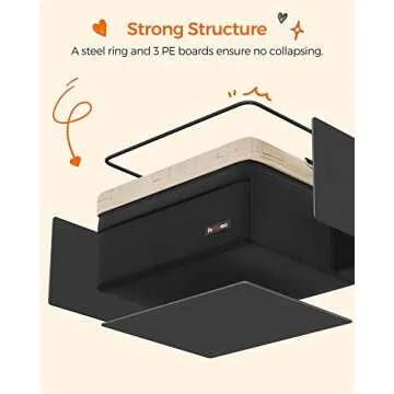 Feandrea Dog Car Seat, Pet Booster Seat for Small Dogs up to 18 lb, with Adjustable Straps, Removable Washable Fleece Liner, 4 Pockets, for Front Seats, Back Seats, Black and Beige UPBS042B01