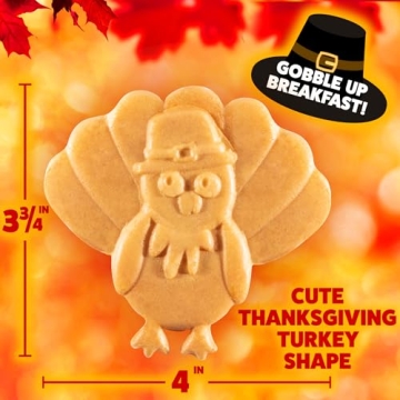 Thanksgiving Turkey Mini Waffle Maker for Fun Holiday Treats