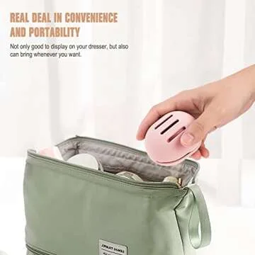 FERYES 2 PCS Makeup Sponge Holder – Shatterproof Eco-Friendly Silicone Beauty Make Up Blender Case for Travel