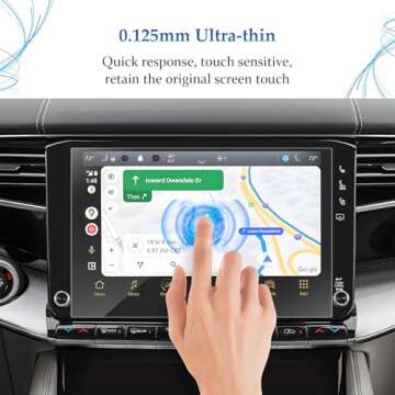 SKTU 2Pcs Screen Protector for 2022-2025 Jeep Wagoneer/Grand Wagoneer HD Clear Anti-Scratch